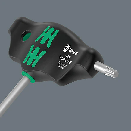Wera 05023451001 454 HF Hex-Plus T-Handle Imperial Screwdriver Set (10-Piece) - Image 7