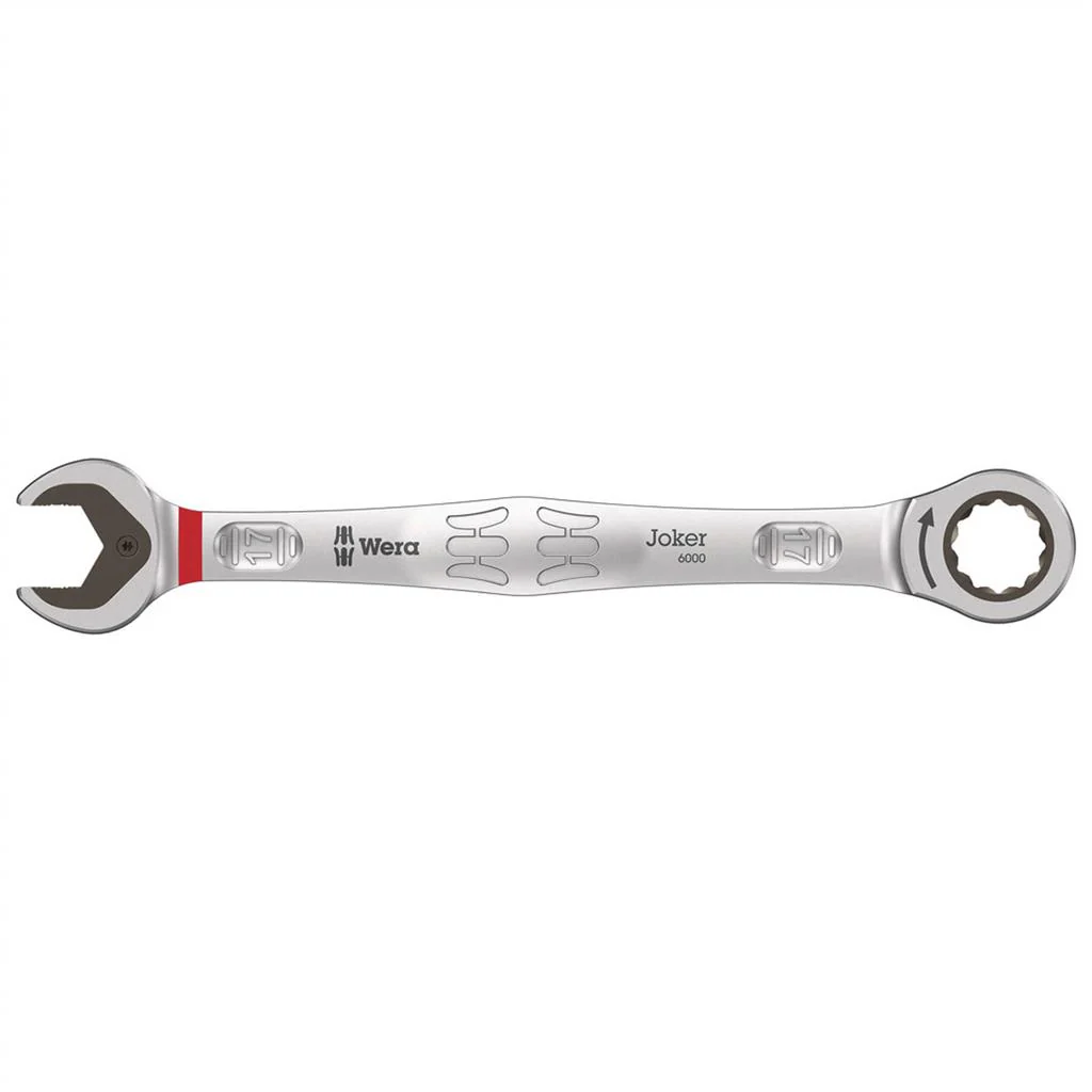 Wera 05073277001 6000 Joker SW 17 mm SB Metric Ratcheting Combination Wrench